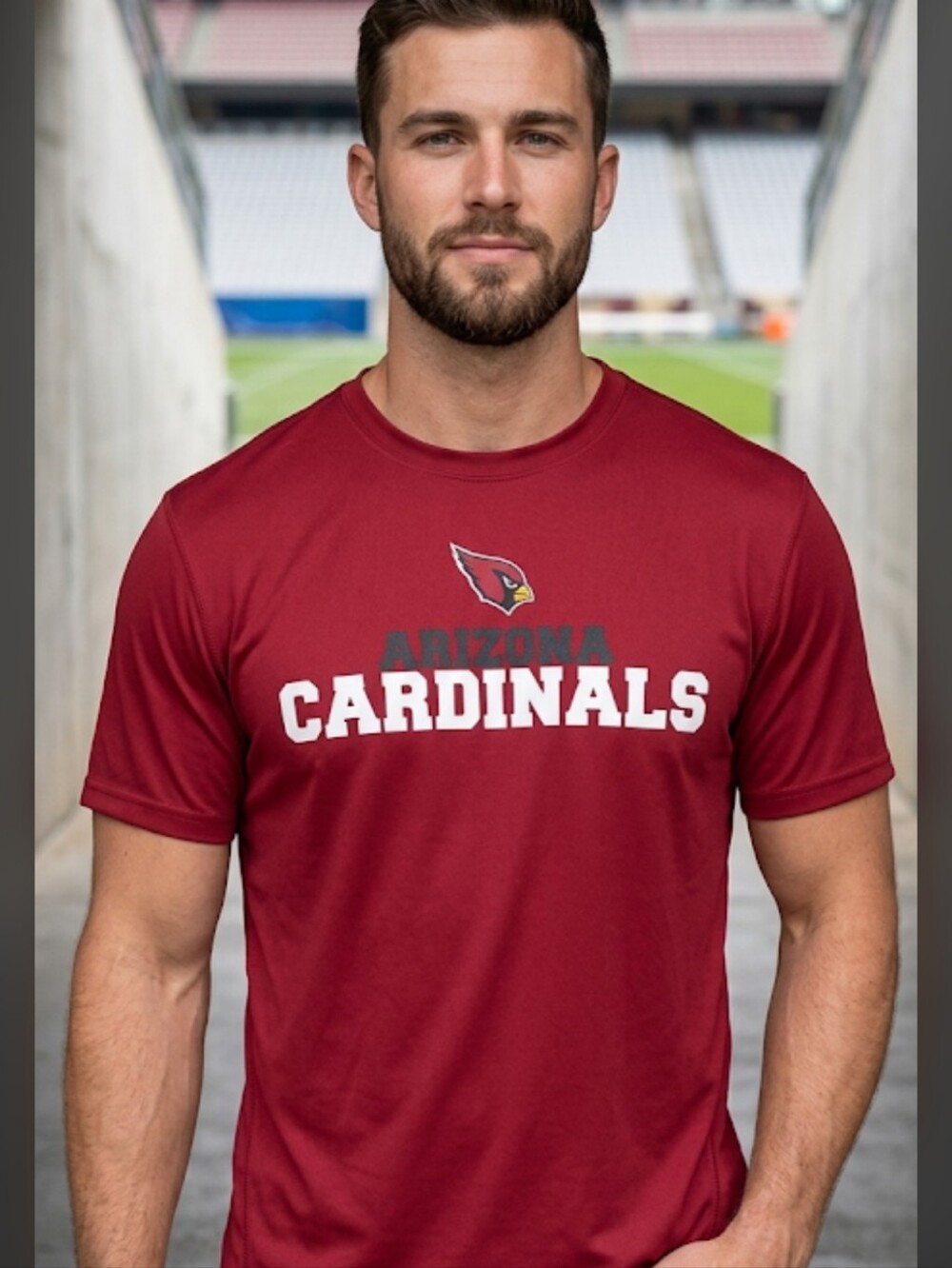 Arizona Cardinals Men's Short Sleeve Tee - Cardinal Red